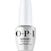 OPI GelColor Super Base Coat bottle cap focus showing a durable base for lasting color
