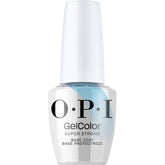 OPI GelColor Super Strong Base Coat smooth brush for precise, durable nail prep