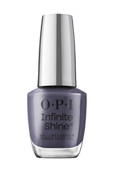 OPI Infinite Shine Less is Norse en botella azul profundo para color intenso y duradero.