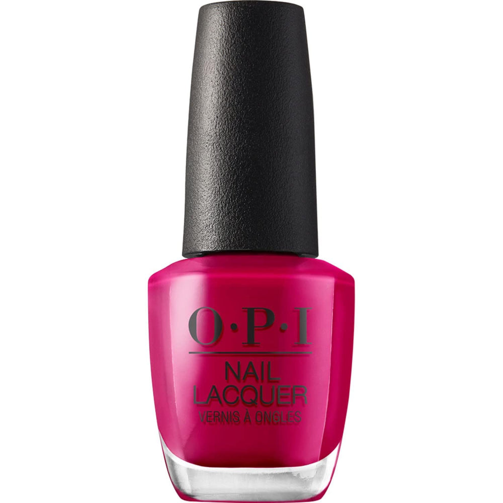 OPI Koala Bear-y, primer plano del frasco, color rosado cremoso, acabado brillante y duradero