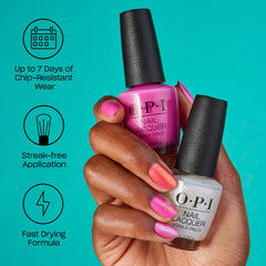 OPI Koala Bear-y, cercanía de brocha amplia, cobertura suave y uniforme sin rayas