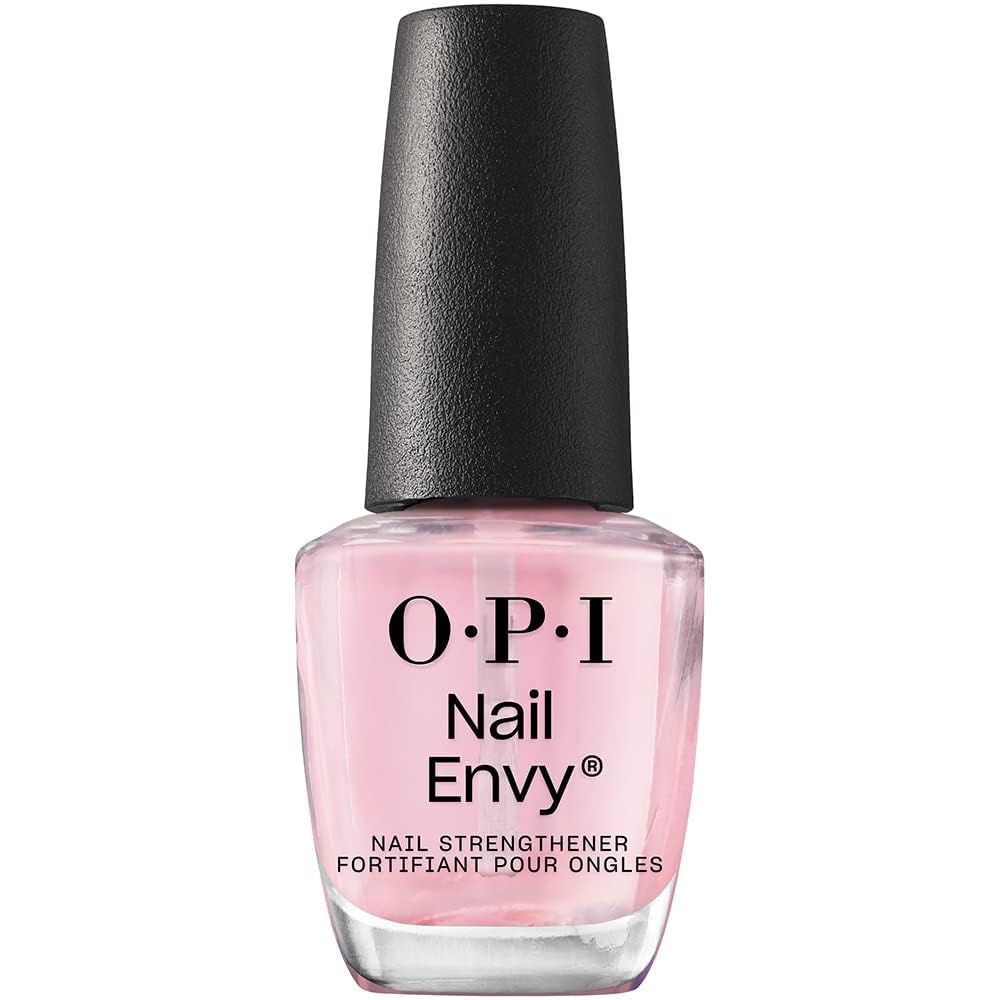 OPI Nail Envy Pink to Envy bottle shows a sheer pink tint and strength.