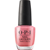 OPI Hawaiian Orchid, aplicación suave, acabado perlado rosado para uñas naturales.