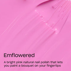 OPI Nature Strong Emflowered: crema rosa para un color intenso y uniforme.
