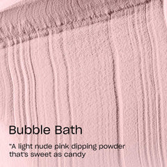 OPI Powder Perfection Bubble Bath powder-dusted nails with long-lasting shine