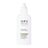 OPI ProSpa crema exfoliante para cutículas, envase visible para suavizar cutículas secas.