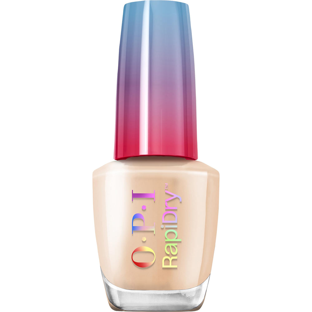 OPI RapiDry en botella, tono crema opaco y secado rápido