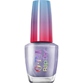 OPI RapiDry Stop botella en primer plano, tono gris perlado para manicuras rápidas.