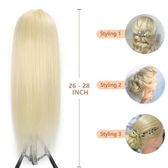 Opini head color 613 Blonde presents authentic shade for color work