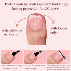 OPkssnails press-on toenails guide for quick at-home application