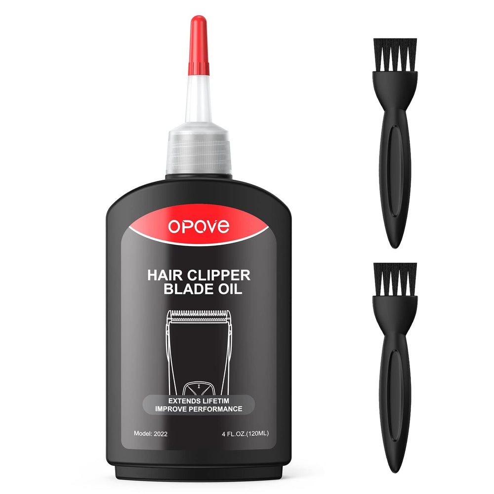 Opove Premium Hair Clipper Oil bottle for smooth blade lubrication.