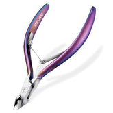 opove X7 Rainbow Gradient Cuticle Trimmer with precise blades for clean cuticle lines