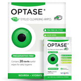 Optase TTO: toallitas para limpieza de párpados con aceite de árbol de té para higiene diaria.