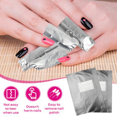 Opvixi aluminum foil with lint-free pad locks remover for cleaner removal.