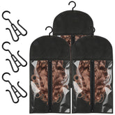Opvixi wig storage bag with hanger pack shows tidy organization for multiple wigs.