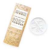 Ora's Amazing Herbal Body Powder bottle front showing talc-free formula for comfort