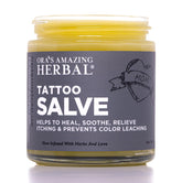 Ora's Amazing Herbal Tattoo Salve bottle for post-tattoo aftercare