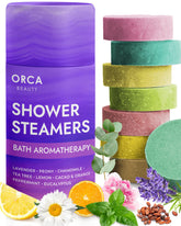 Orca Beauty bombas de ducha variedad de 8 aromas para cada estado de ánimo.