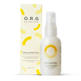O.R.G. Skincare Peel Off Face Cleanser packaging highlights a gentle exfoliating formula.