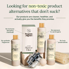 Organic Jaguar Honeysuckle flowers highlight natural cleansing ingredients