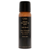 Oribe Airbrush Root Touch Up Light Brown bottle showing quick-dry formula for natural shade blending