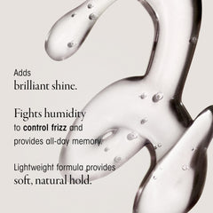 Oribe Curl Gloss demonstrates humidity resistance and frizz control on curls.