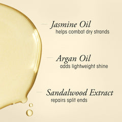 Oribe Gold Lust on damp hair promotes smooth, detangled locks.
