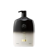 Oribe Gold Lust Repair & Restore Shampoo bottle close-up for radiant, healthy-looking hair.