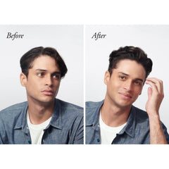Oribe Rough Luxury Soft Molding Paste finished style with soft shine.