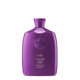 Oribe Serene Scalp Densifying Shampoo bottle closeup for voluminous hair