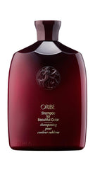 Oribe Shampoo for Beautiful Color bottle highlighting color-safe cleansing