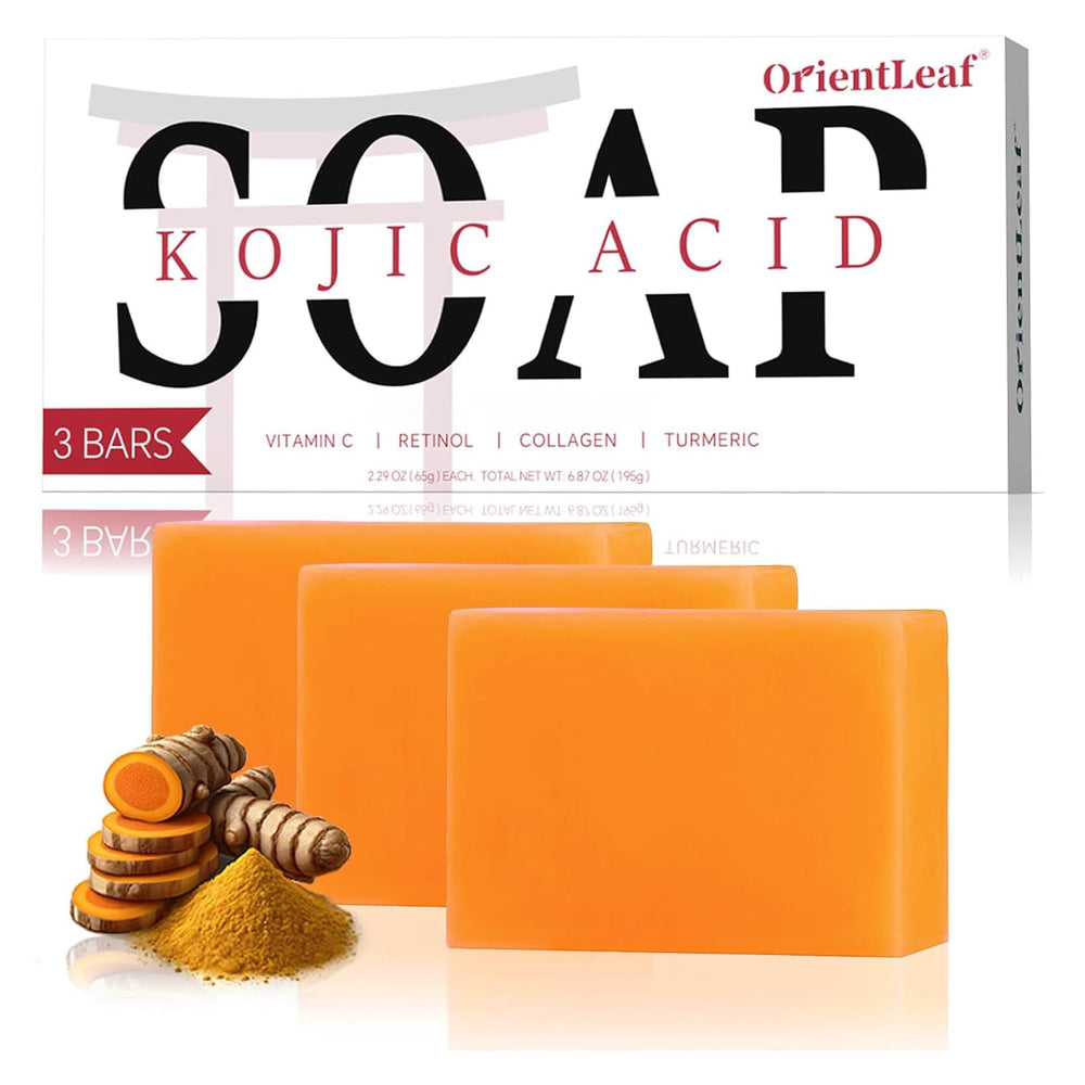 ORIENTLEAF JABON KOJICO ACIDO BAR: limpieza suave para piel equilibrada y luminosa.