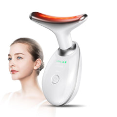 Oriflame neck and face massager in white for firming contour with daily use.