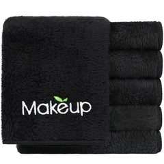 Orighty makeup remover wash cloth in soft microfiber coral fleece for gentle facial cleansing.