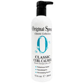 Original Sprout Curl Calmer bottle front highlights a frizz-control cream for all hair types.