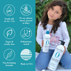 Original Sprout Miracle Detangler Spray dispensing action for quick detangling.