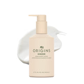 Origins Ginger Hand & Body Lotion bottle front highlights hydration and brand