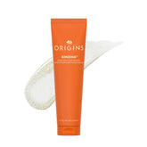 Origins GinZing cleanser bottle showing gentle exfoliation and pore refining action
