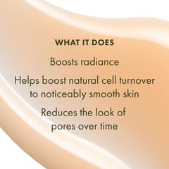 Origins GinZing glow serum application swipe suggests easy daily use.
