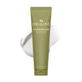 Origins Plantscription Anti-Aging Cleanser bottle shows gentle cleansing for radiant skin.