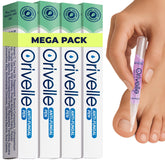 Orivelle Toe Nail Care Pen demonstrates precise under-nail application for healthier-looking nails.