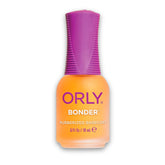 Orly Bonder, base de goma: empaque elegante para manicuras en casa.