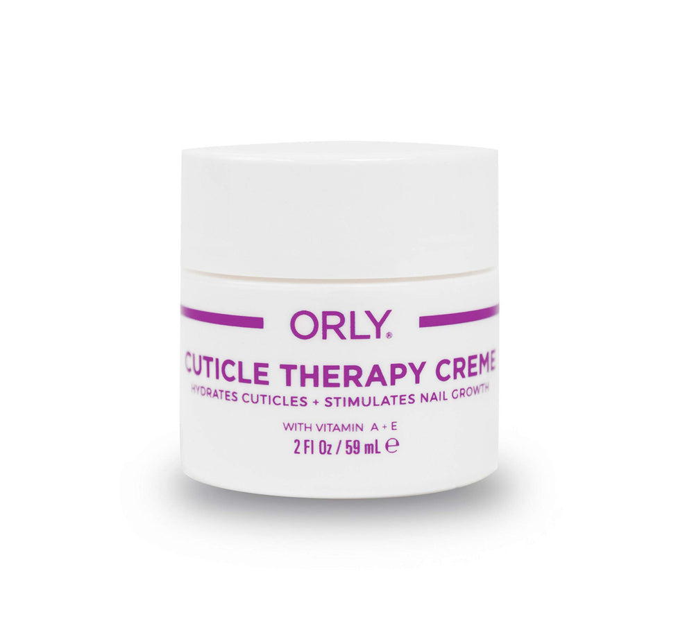 Orly Cuticle Therapy Creme bottle shown for nourishing cuticles and healthy nails.