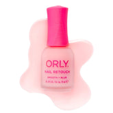 Orly retoque suave y difuminado de uñas durante la aplicación para difuminar imperfecciones
