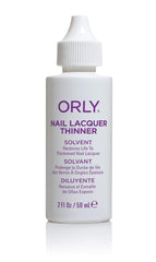 Orly Polish Thinner bottle with built-in dropper restores polish texture for easy application