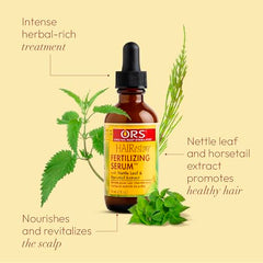 ORS HAIRestore serum ingredients nettle leaf and horsetail