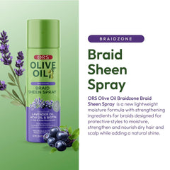 ORS Lavanda, Acai y Biotina nutren suavemente el cabello.