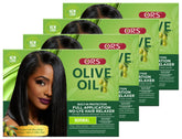 ORS Olive Oil Relaxer Pack4 box for at-home processing with built-in protection.
