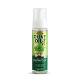 ORS Olive Oil Wrap Mousse bottle ready for quick, lightweight styling.