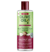 ORS serum volcado para protección de calor en el cabello.